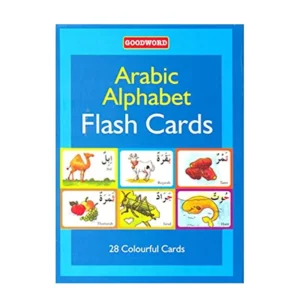 Arabic Alphabet Flash Cards 28 Colourful Cards Goodword English
